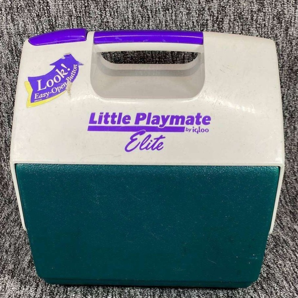 Igloo Little Playmate Elite Cooler Small Teal White Ron Jon Surf Shop Retro